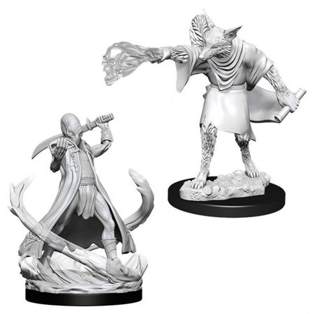 Wizkids WizKids WZK90015 Dungeons & Dragons Nolzurs Marvelous Miniatures - Arcanaloth & Ultroloth W11 WZK90015